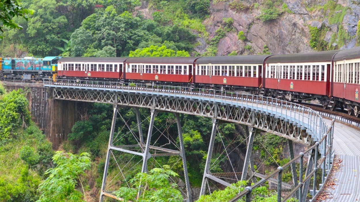 キュランダ高原列車の絶景スポット