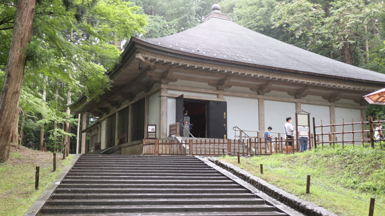 岩手_一人旅_中尊寺金色堂