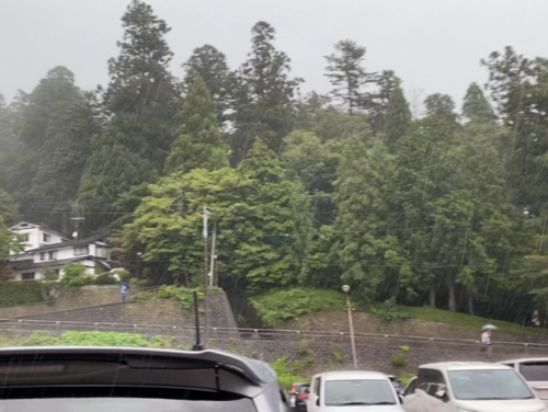 台風接近中の岩手