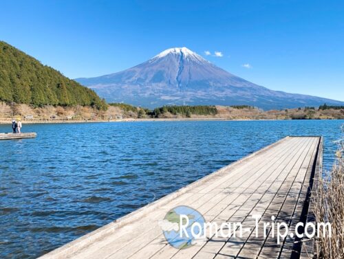 田貫湖と富士山