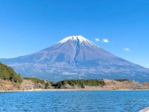 田貫湖と富士山