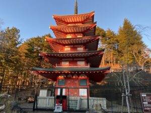 新倉山浅間公園の五重塔