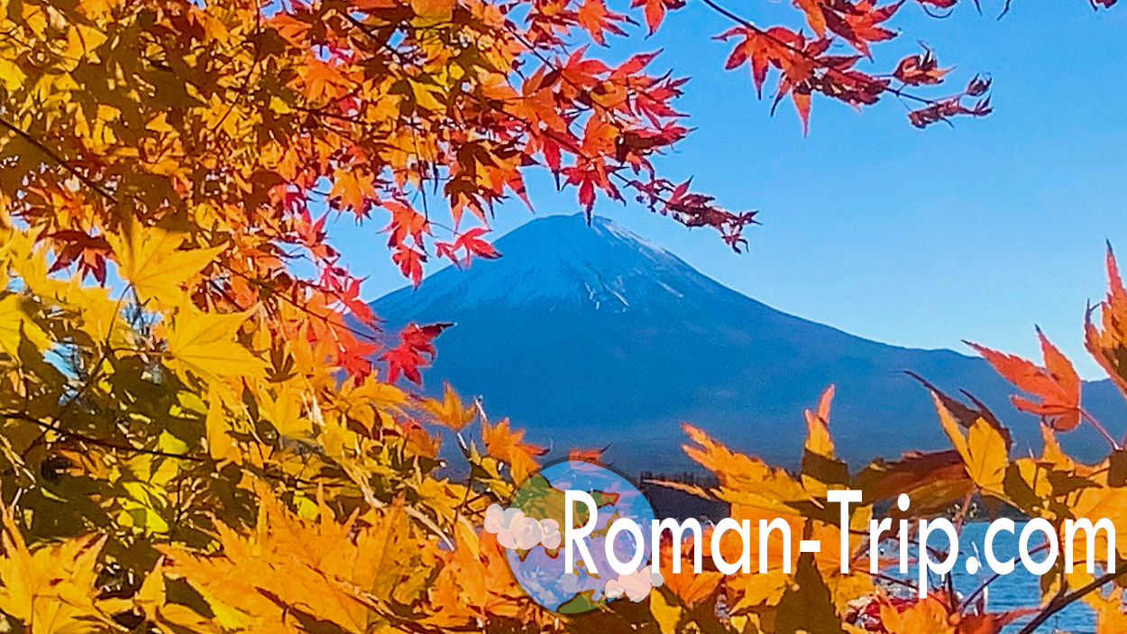 河口湖の富士山と紅葉の絶景スポット